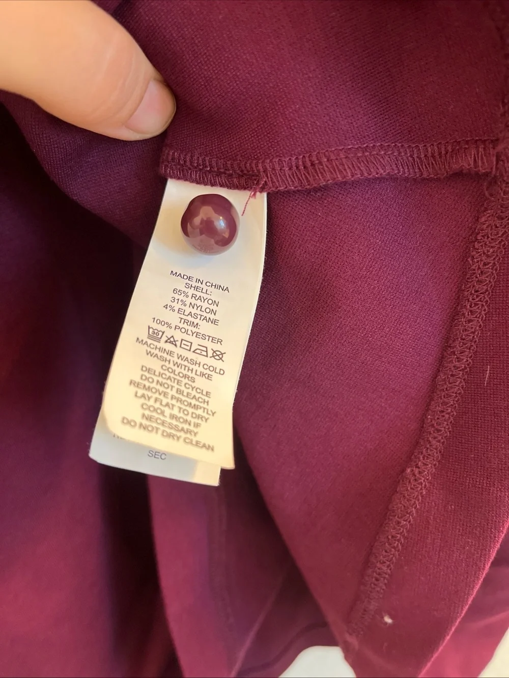 Kate Spade Plum Button Shoulder Mock Neck Ponte Mini Dress M Academia Romantic